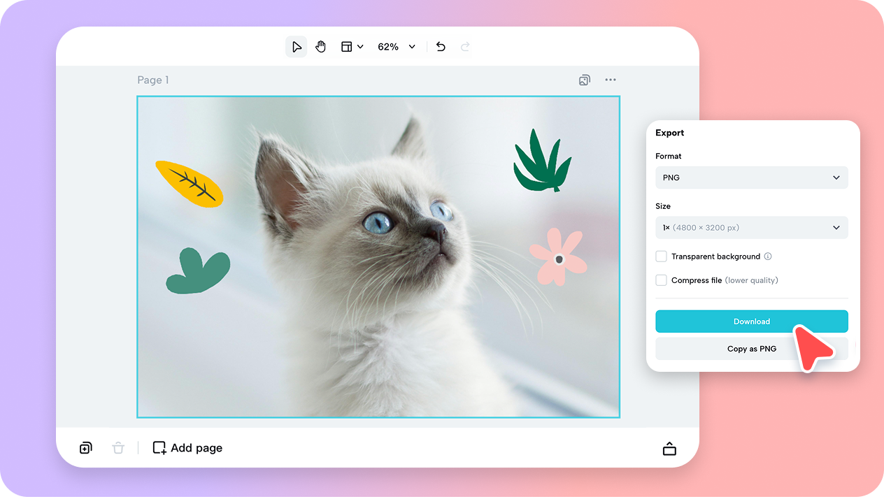 High-quality editing and output for social media